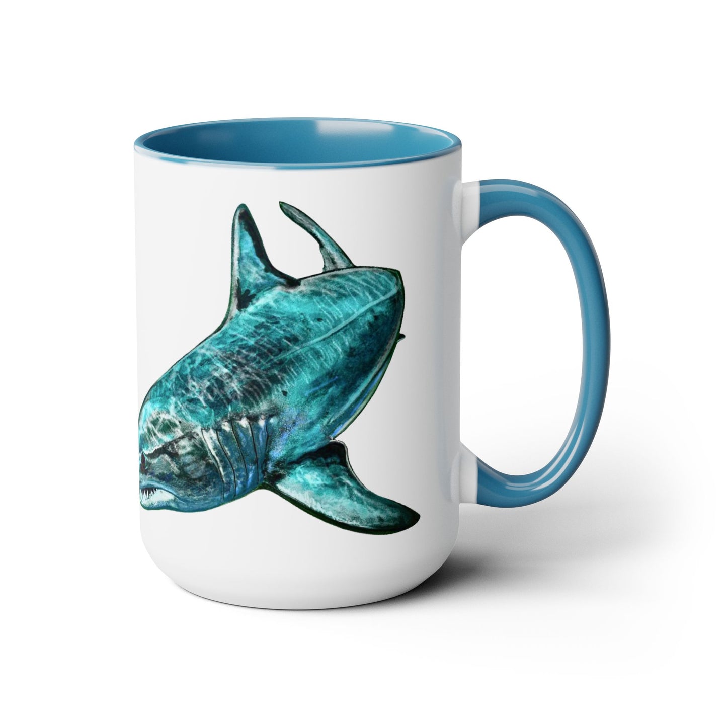 Mako Two-Tone Coffee Mugs, 15oz