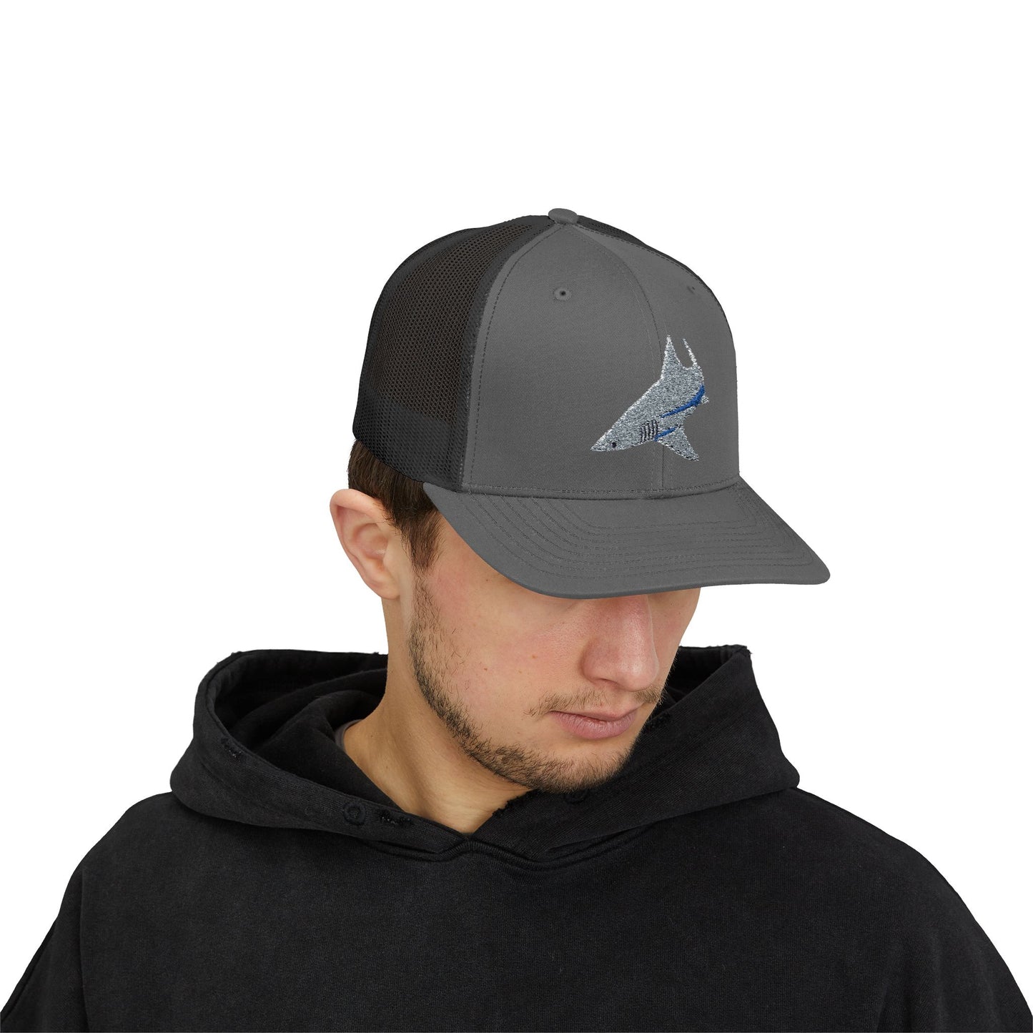 Shark Snapback Trucker Cap