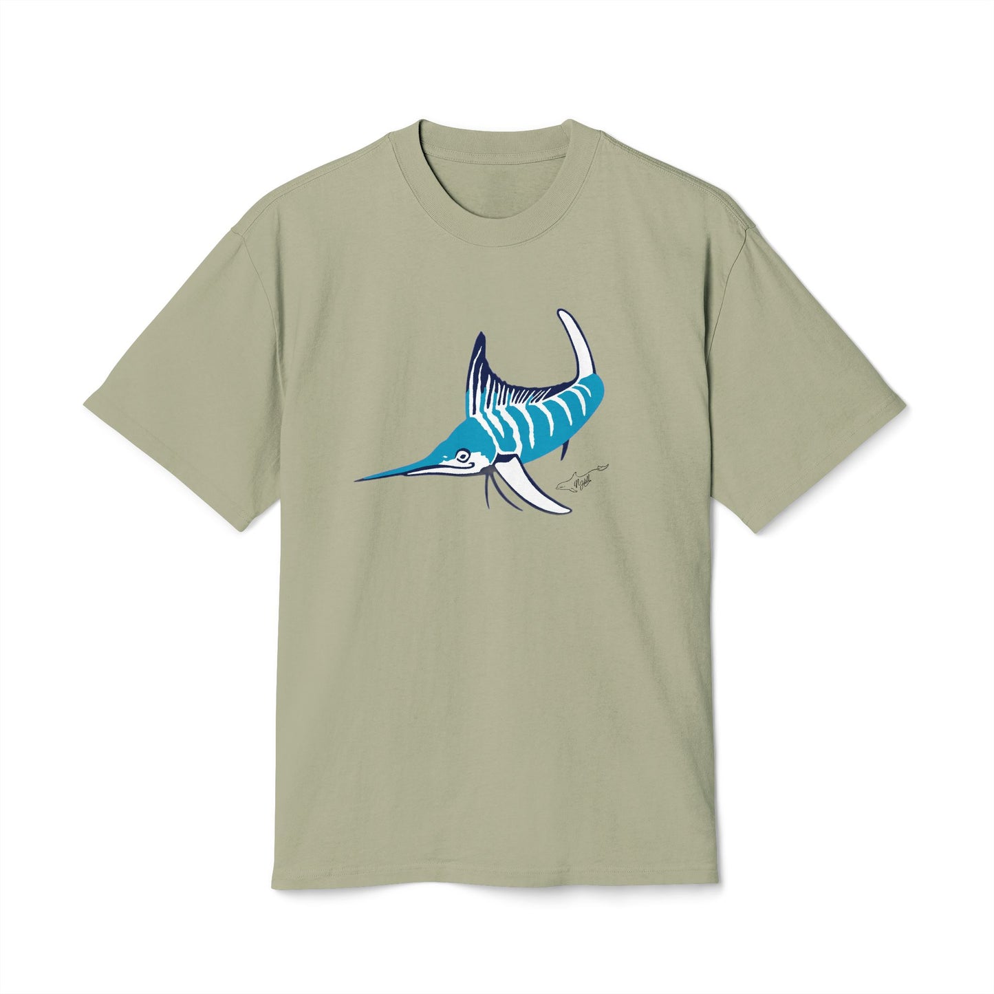 Marlin Unisex Heavy Faded Tee