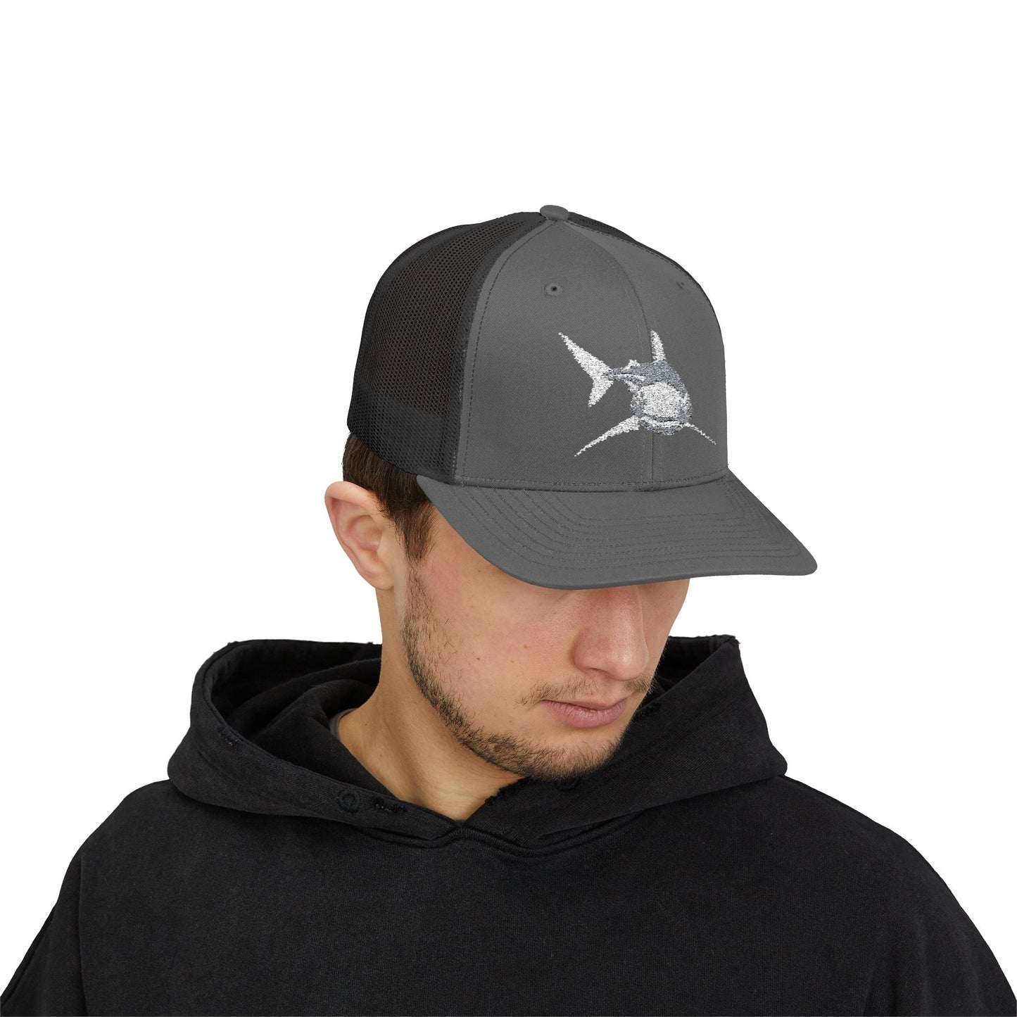 Shark Snapback Trucker Cap