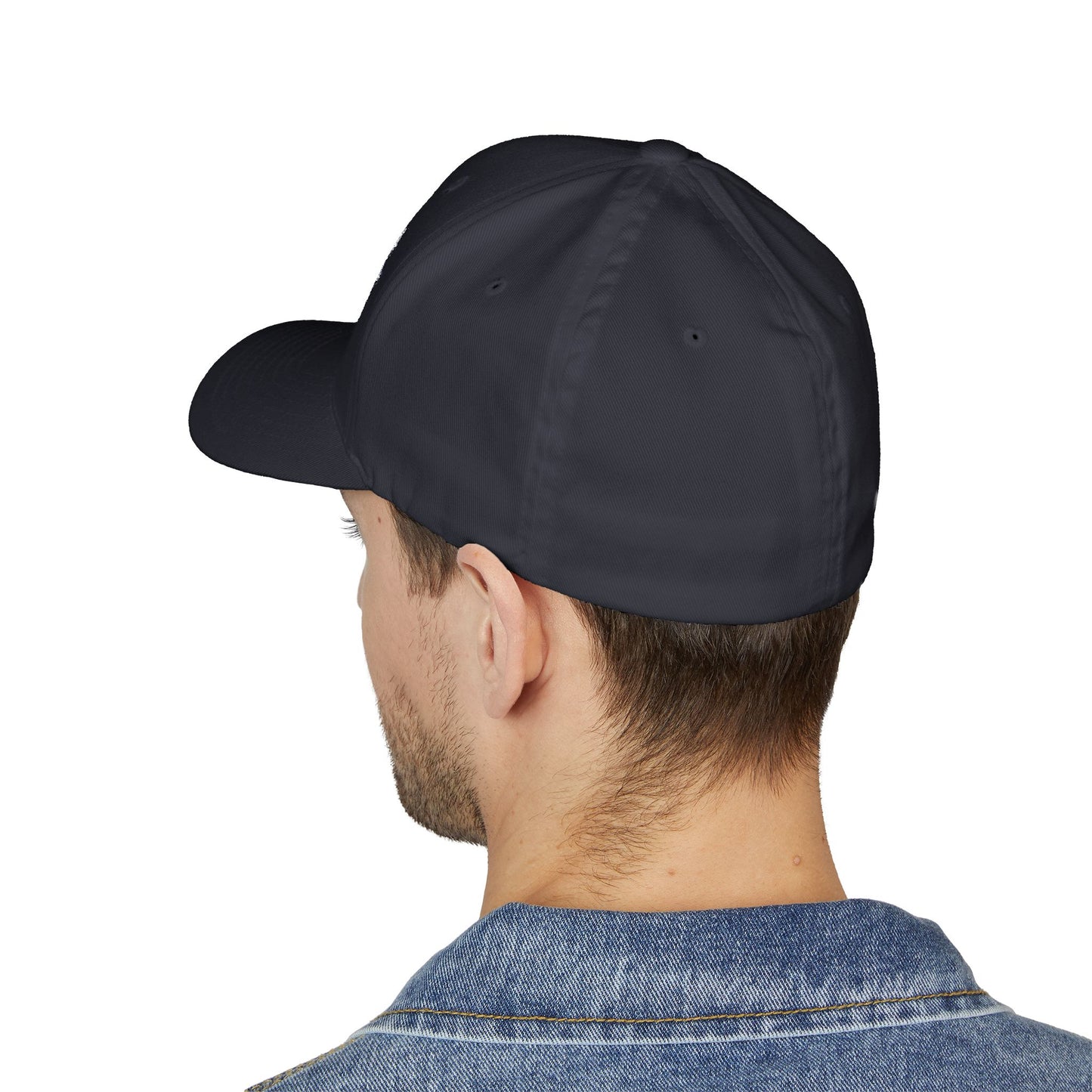 Hammerhead Shark Closed-Back Structured Cap (Embroidery)