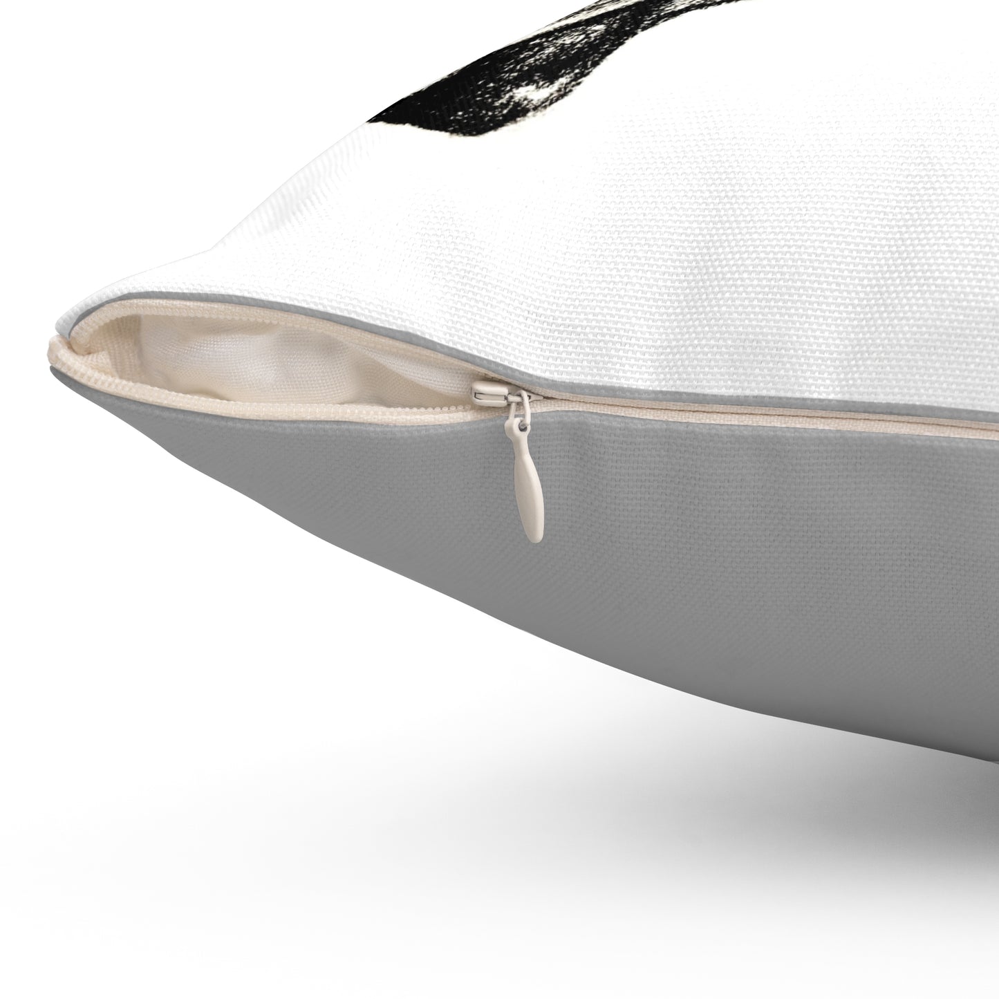 Moose Spun Polyester Square Pillow