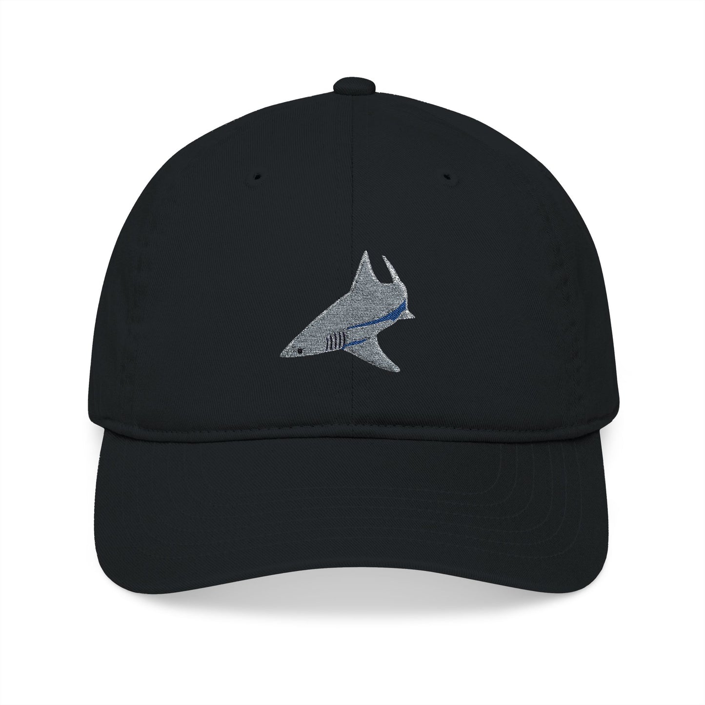 Shark Organic Baseball Cap (Embroidery)