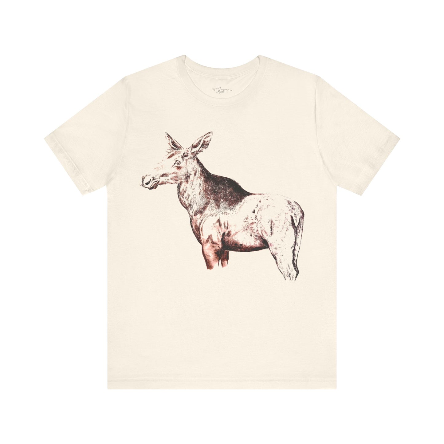 Curious Moose Unisex Jersey Short Sleeve Tee