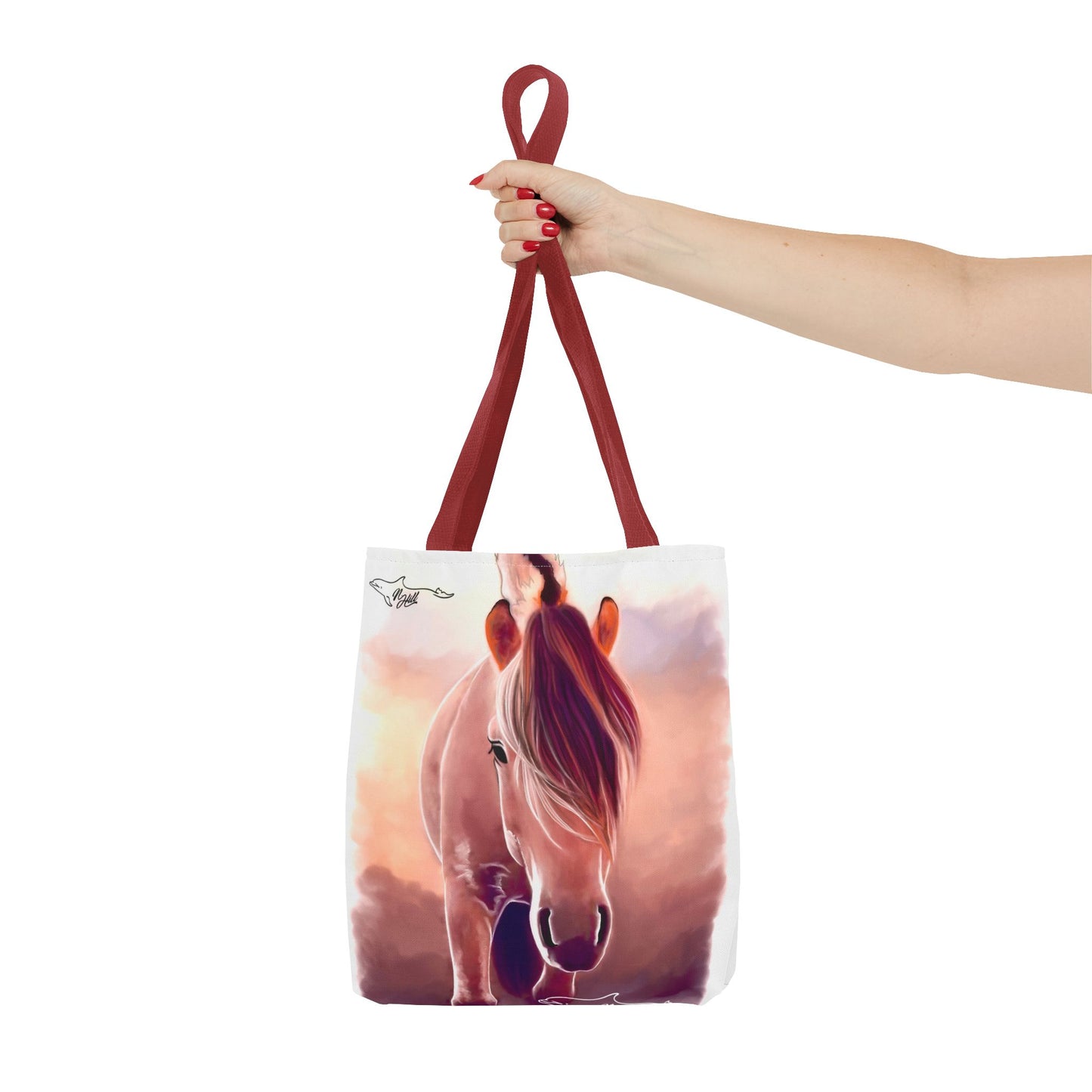 Norwegian Fjord Horse Tote Bag (AOP)