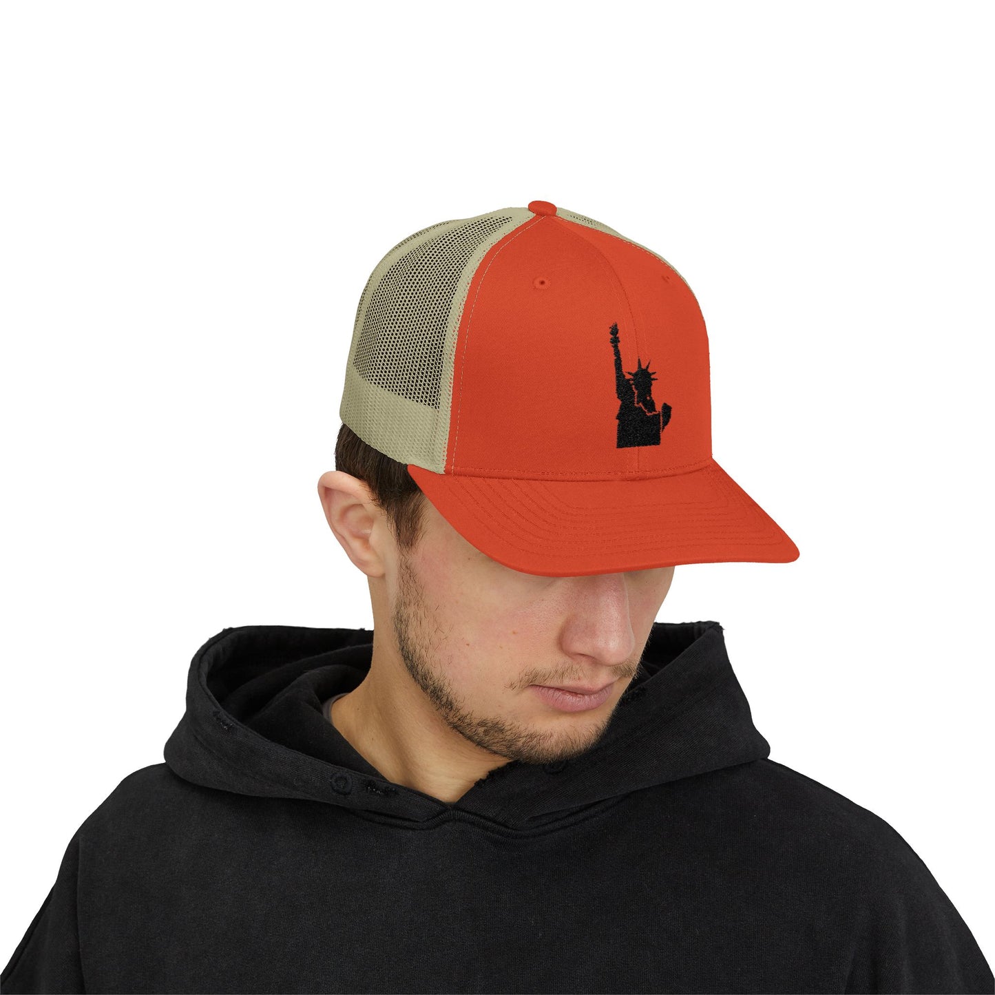 Idaho Statue of Liberty Snapback Trucker Cap