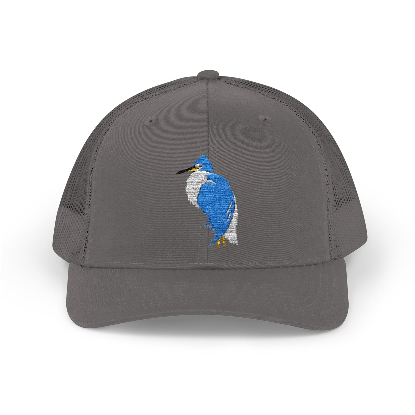 Great Blue Heron Snapback Trucker Cap
