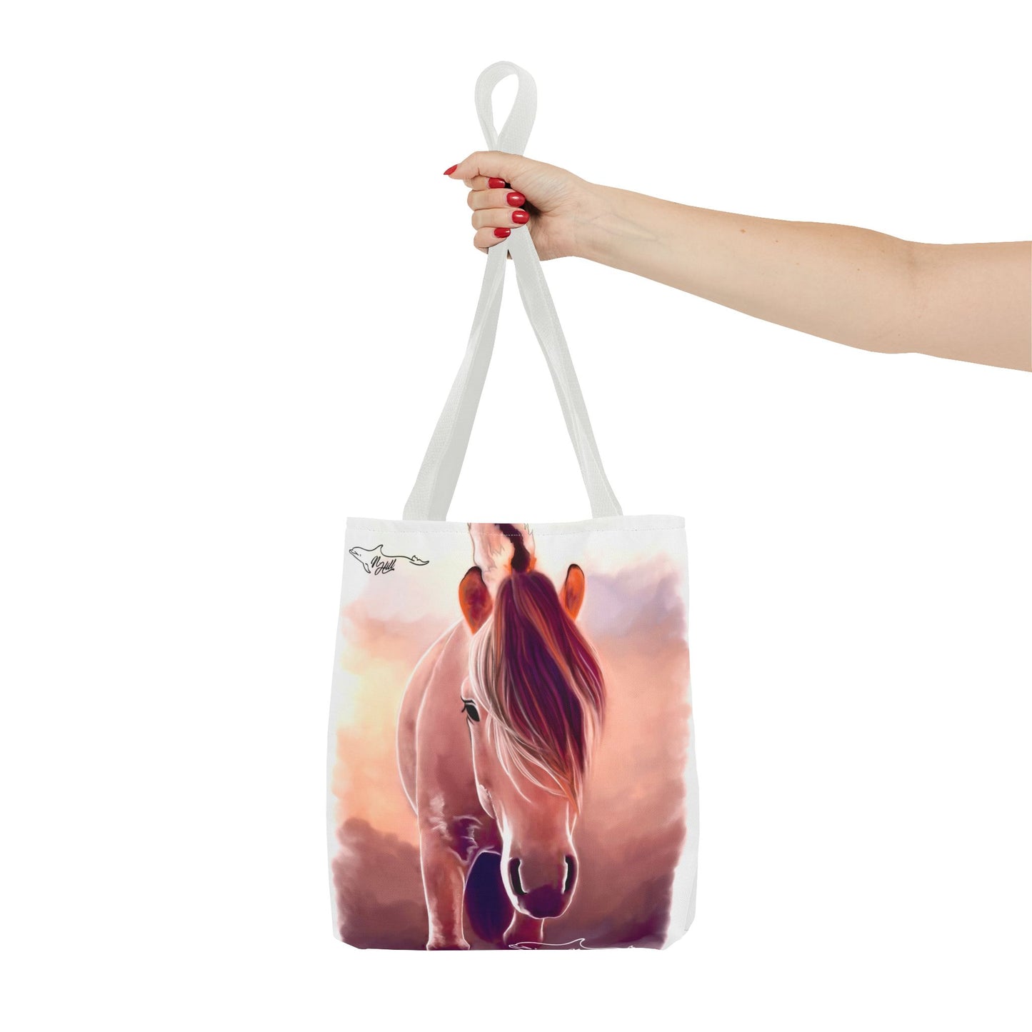 Norwegian Fjord Horse Tote Bag (AOP)