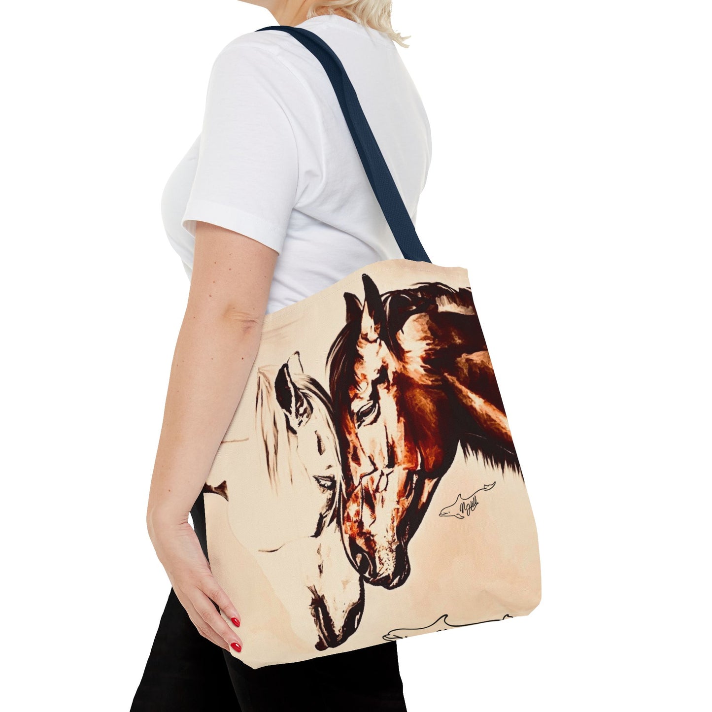 Wild Horses Tote Bag (AOP)