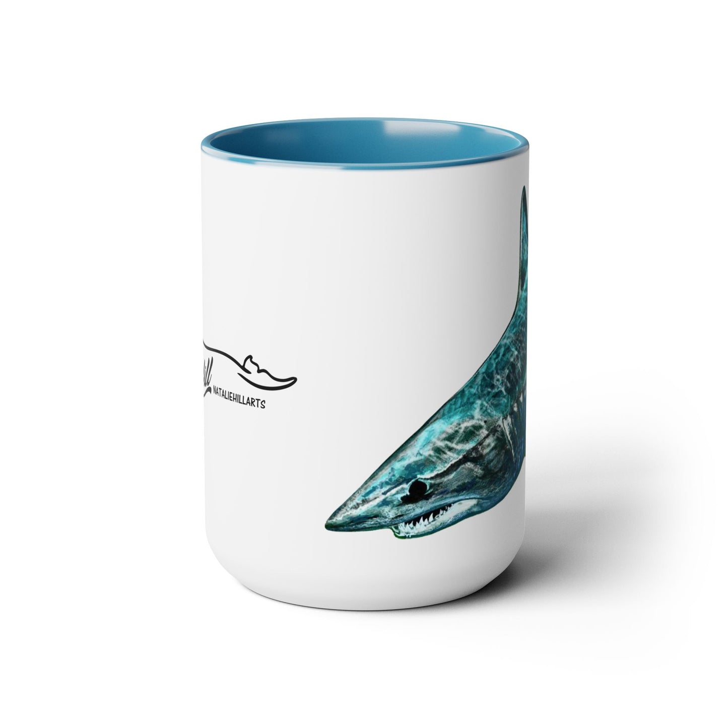 Mako Two-Tone Coffee Mugs, 15oz