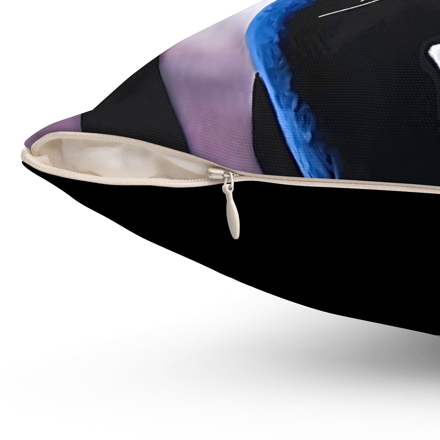 Black Panther Spun Polyester Square Pillow