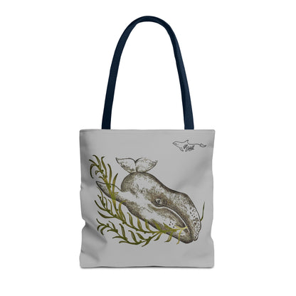 Gray Whale Tote Bag (AOP)