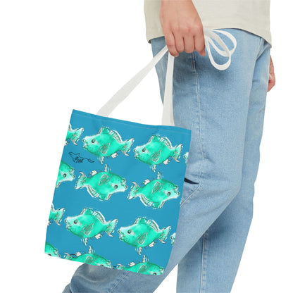 Blue Parrot FishTote Bag (AOP)