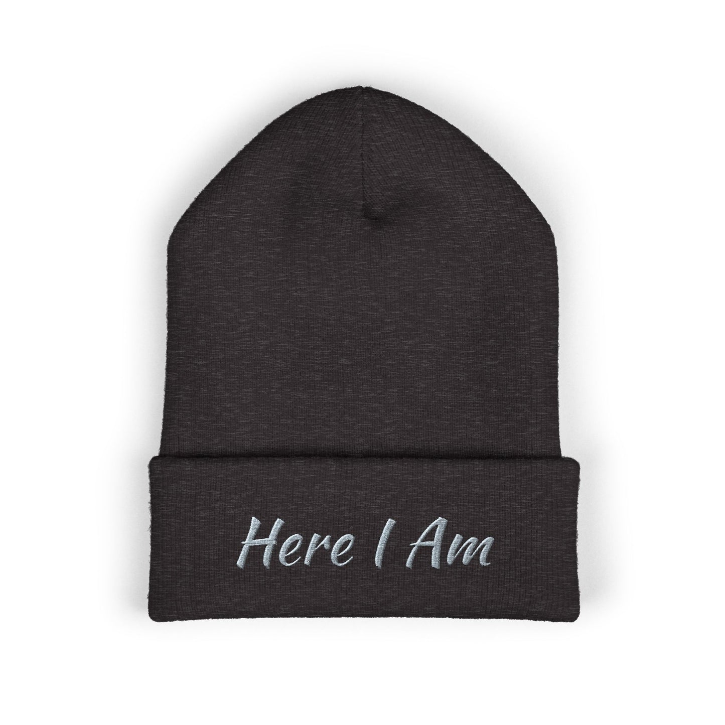 Here I Am Classic Cuffed Beanie (Embroidery)