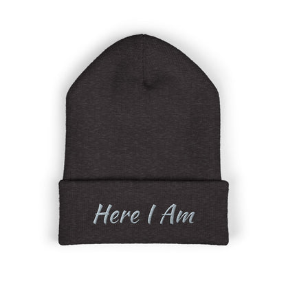 Here I Am Classic Cuffed Beanie (Embroidery)