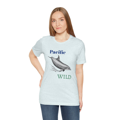 Pacific Wild Dolphin Unisex Jersey Short Sleeve Tee