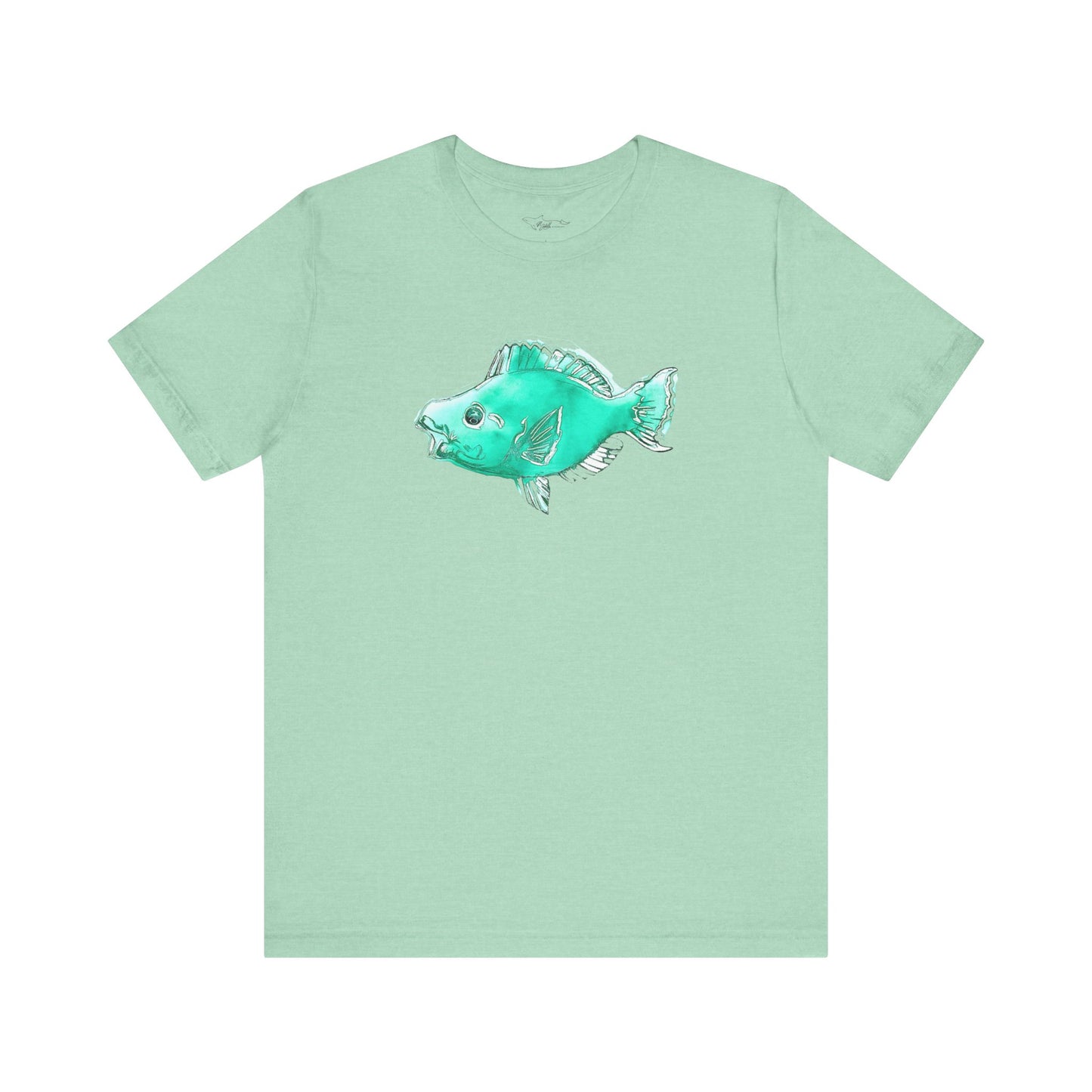 Blue Parrot Fish Unisex Jersey Short Sleeve Tee