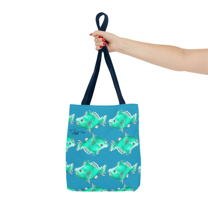 Blue Parrot FishTote Bag (AOP)