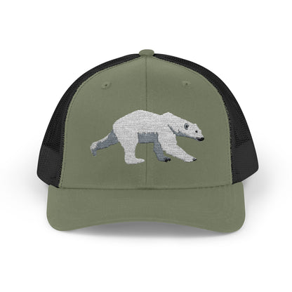 Polar Bear Snapback Trucker Cap