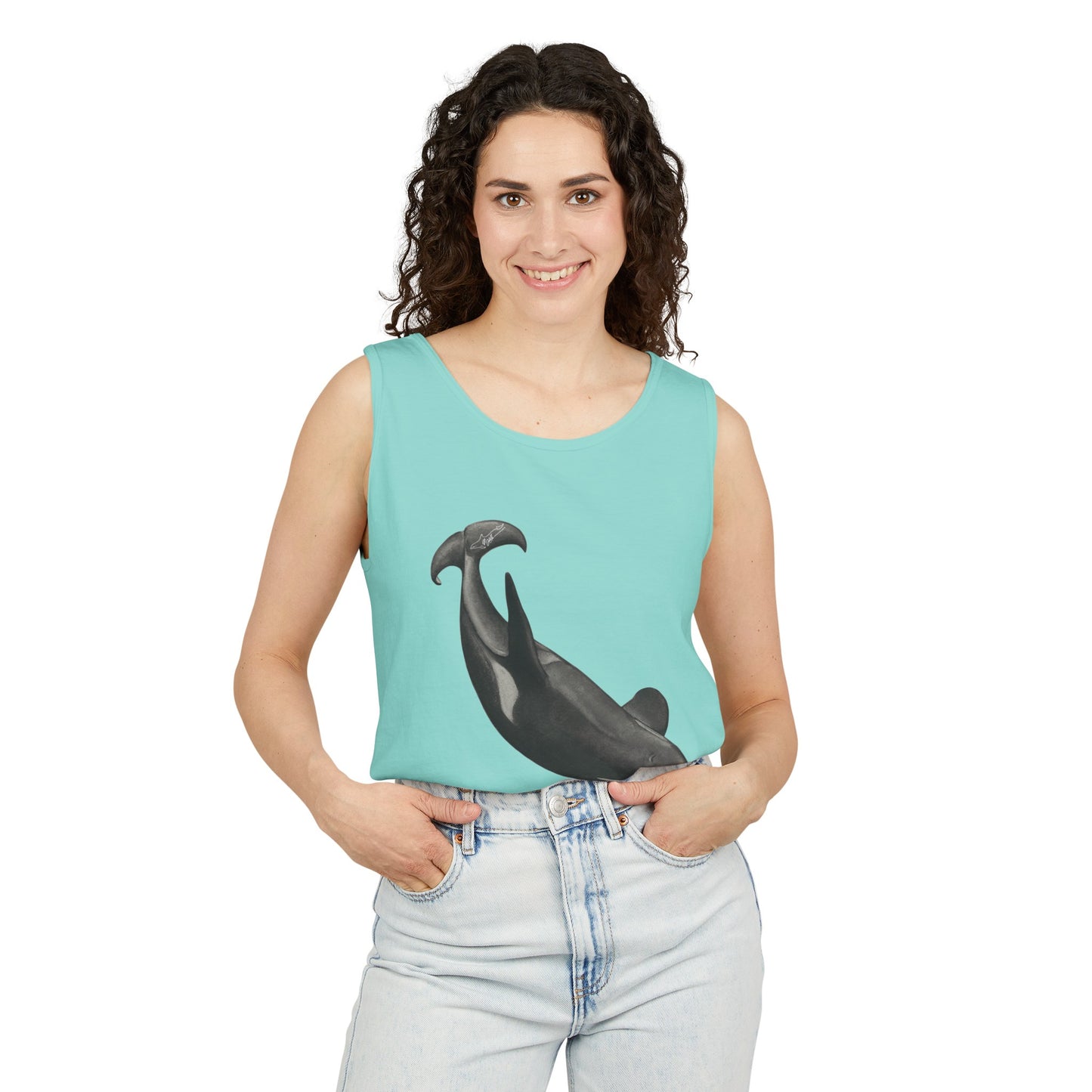 Orca Unisex Garment-Dyed Tank Top