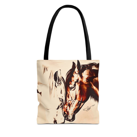 Wild Horses Tote Bag (AOP)