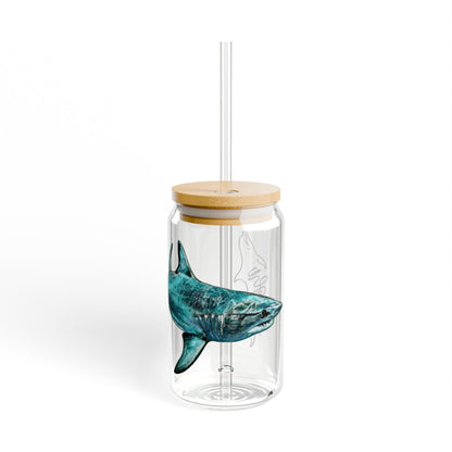 Mako Shark Sipper Glass, 16oz