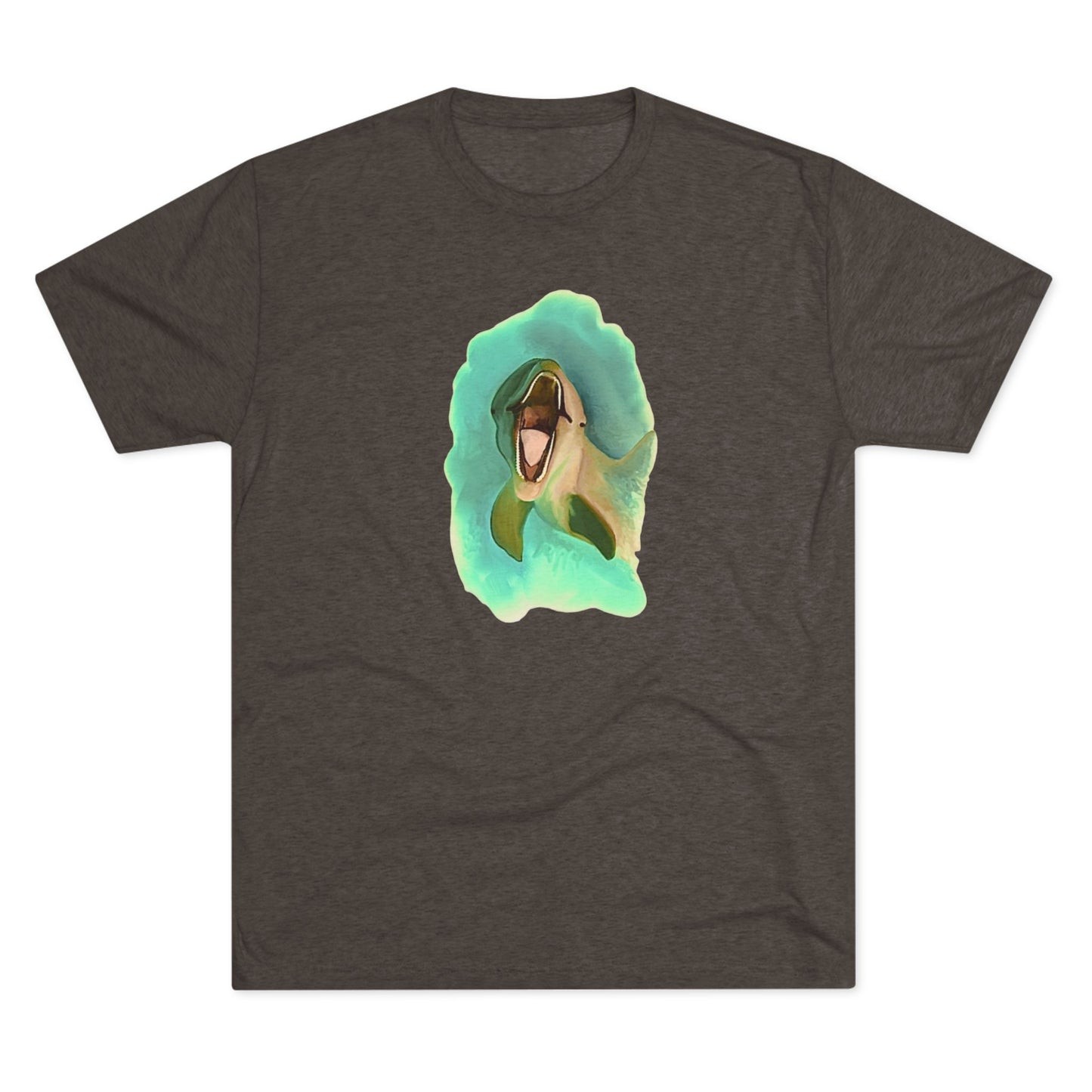 Bottlenose Dolphin Unisex Tri-Blend Crew Tee