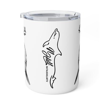 Katina Orca Whale Insulated Coffee Mug, 10oz