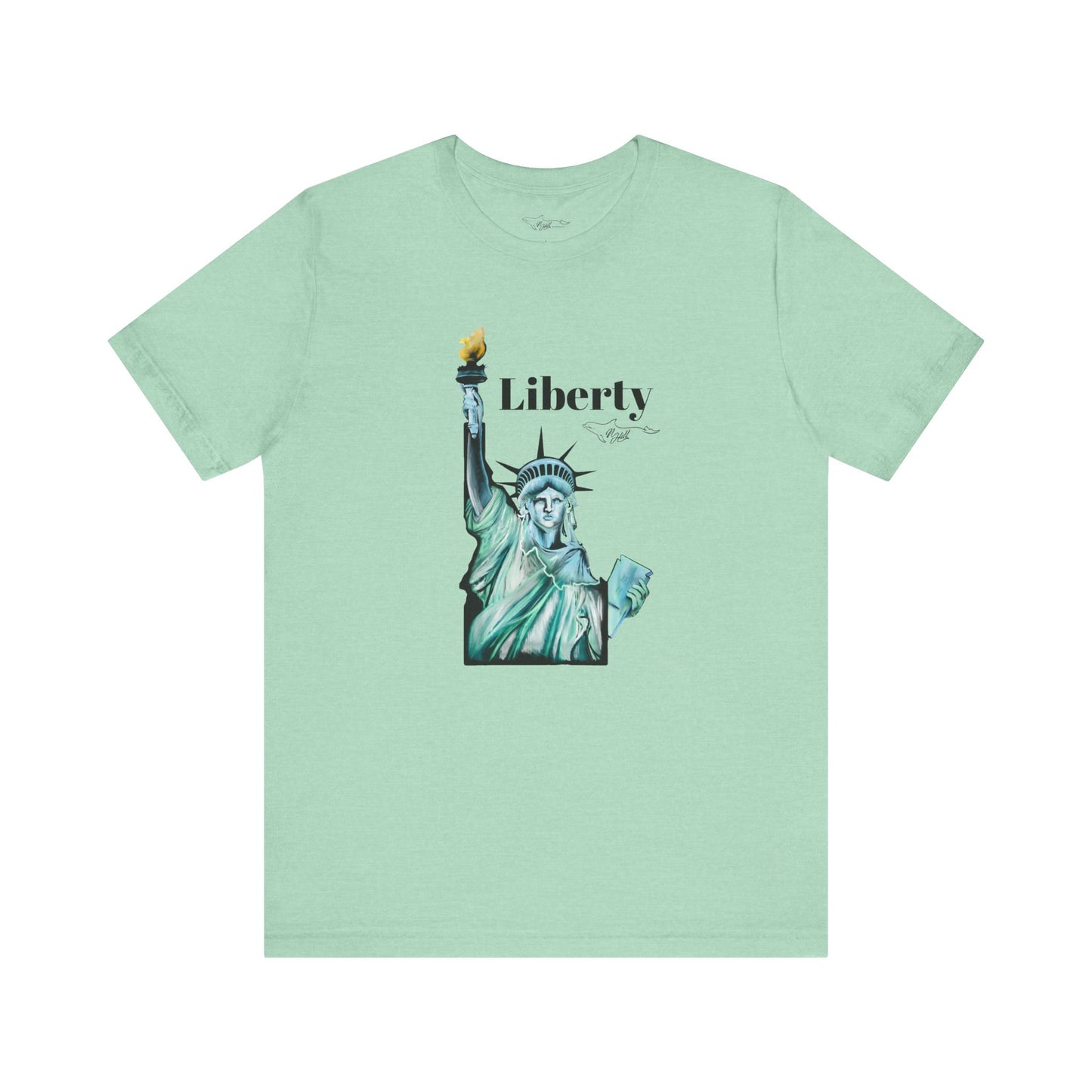 Idaho Statue of Liberty Unisex Jersey Short Sleeve Tee