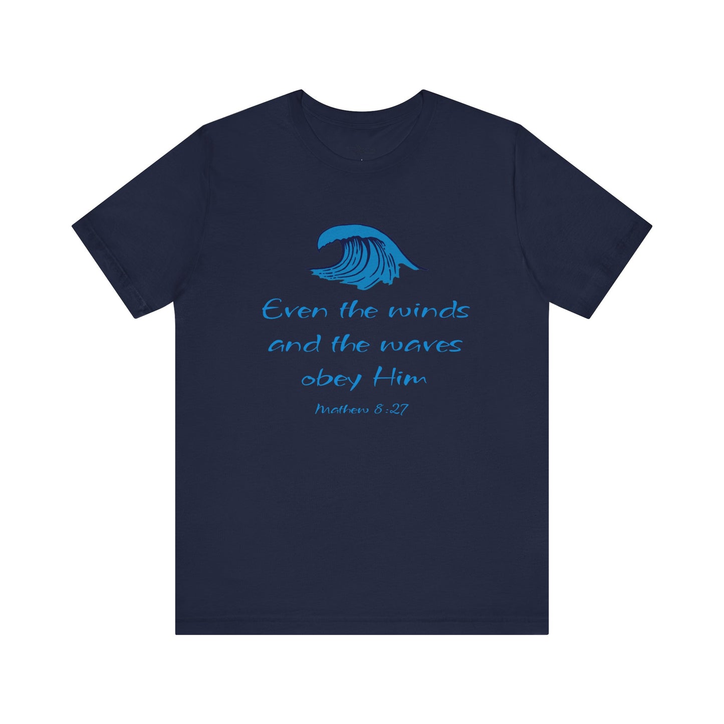 Mathew 8:27 Jersey Short Sleeve Tee