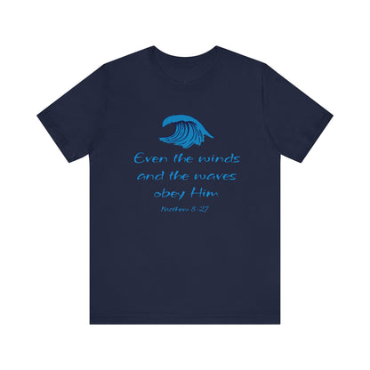 Mathew 8:27 Jersey Short Sleeve Tee