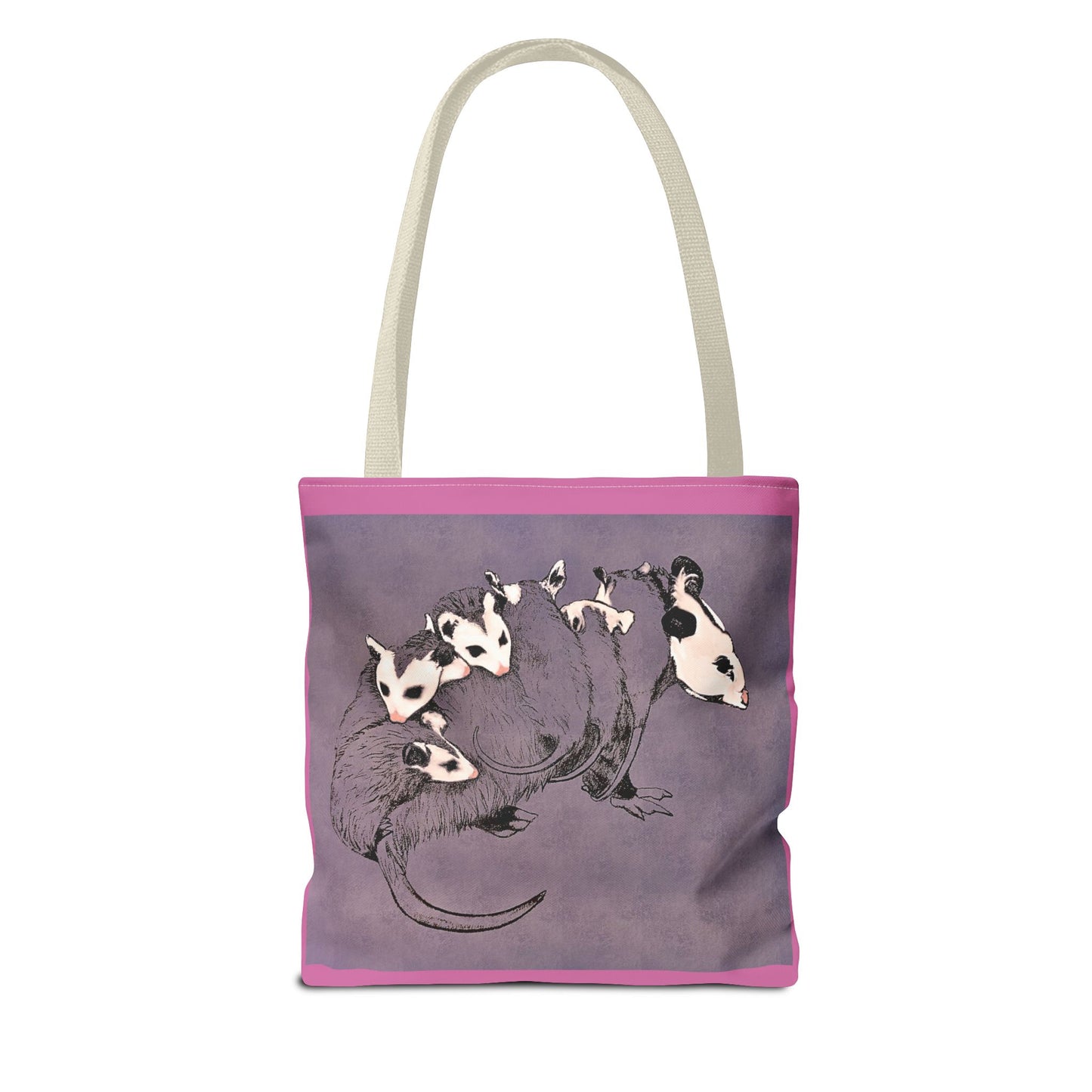 Pink Opossum Tote Bag (AOP)