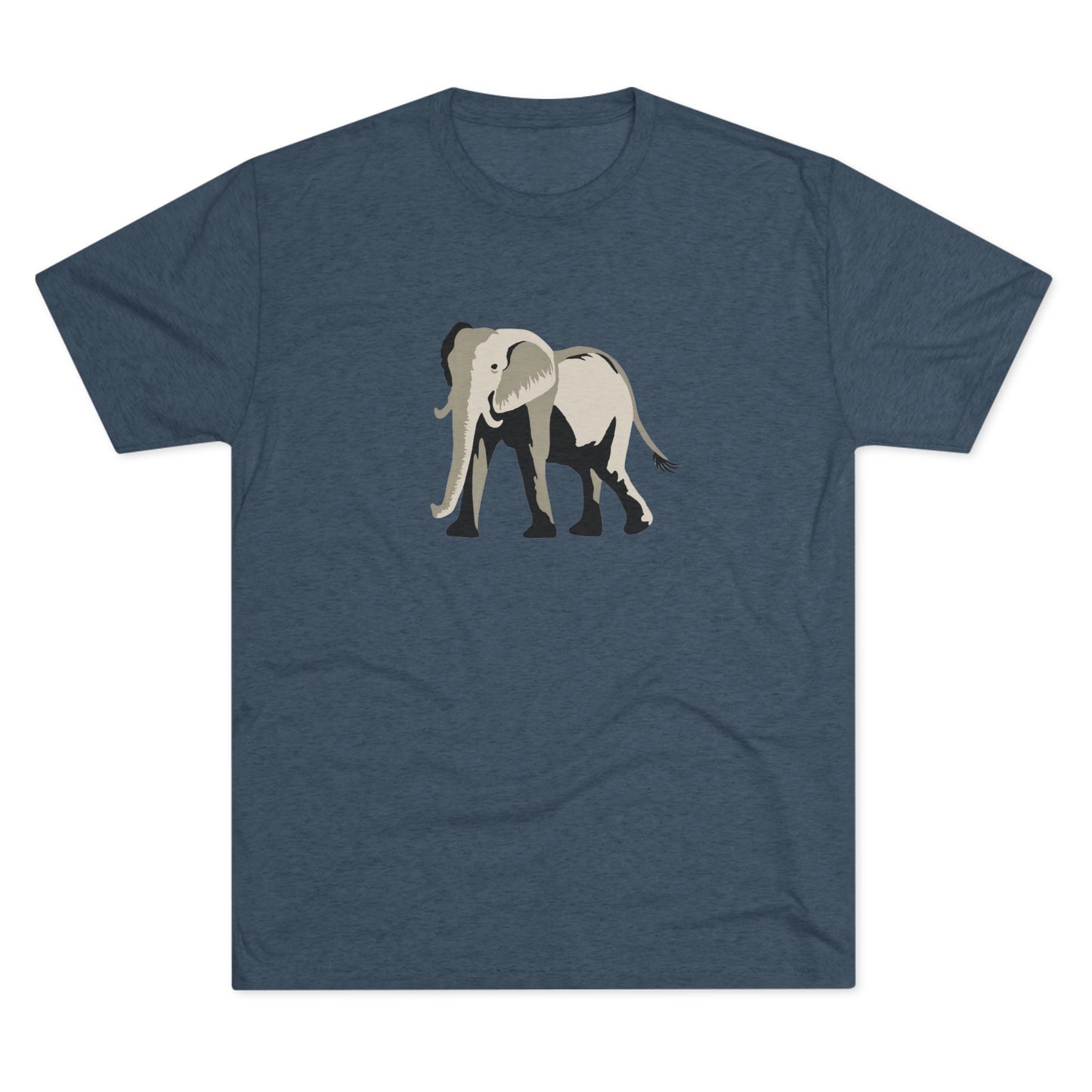 Elephant  Unisex Tri-Blend Crew Tee