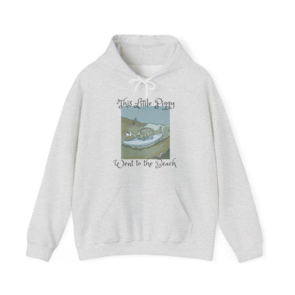 This Little Piggy went to the beach Unisex Heavy Blend™ Hooded Sweatshirt