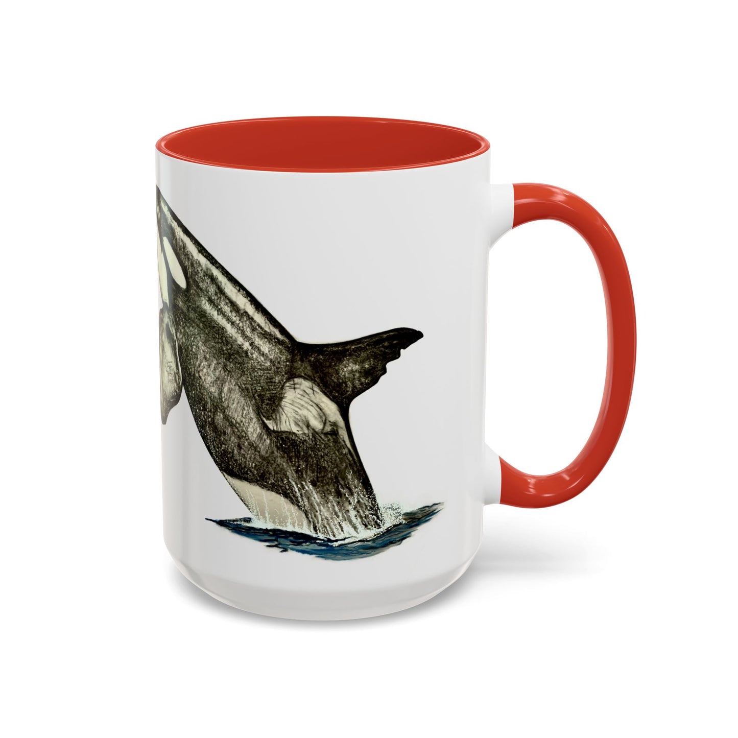 Chainsaw Orca Accent Coffee Mug (11, 15oz)