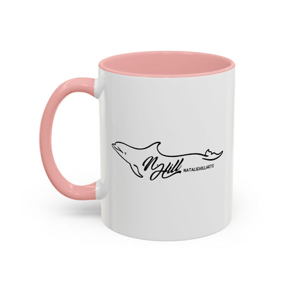 Nosy Dolphin Coffee Mug, 11oz