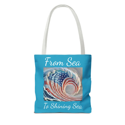 Flag Ocean Tote Bag (AOP)