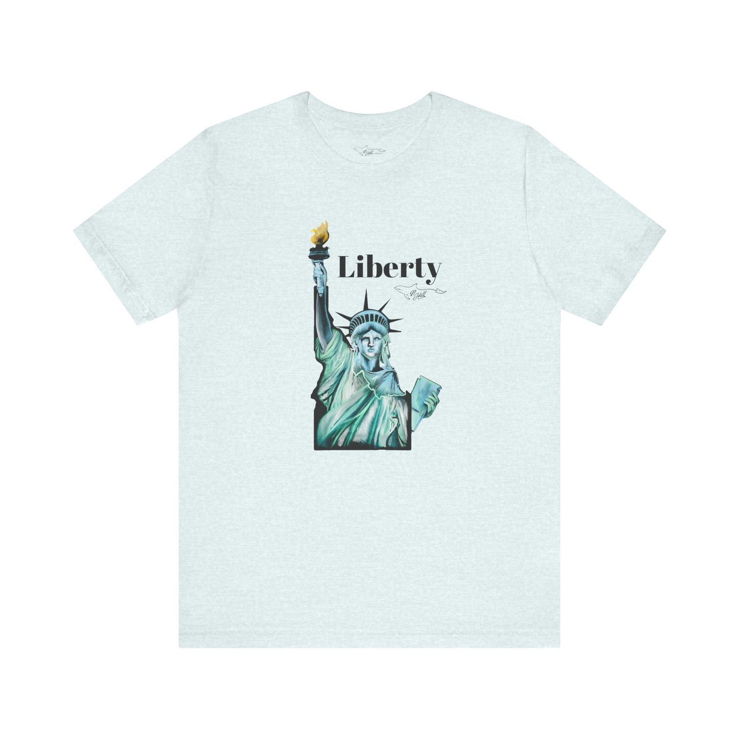 Idaho Statue of Liberty Unisex Jersey Short Sleeve Tee