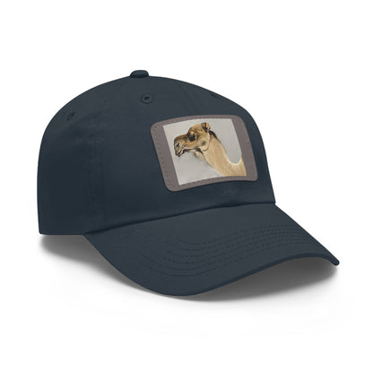 Clyde The Camel Hat with Leather Patch (Rectangle)