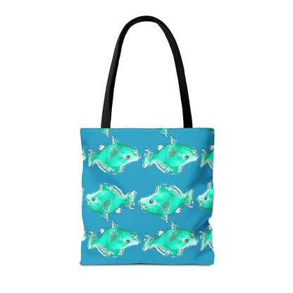 Blue Parrot FishTote Bag (AOP)