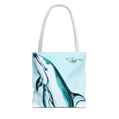 Pacific White Sided Dolphin Tote Bag (AOP)