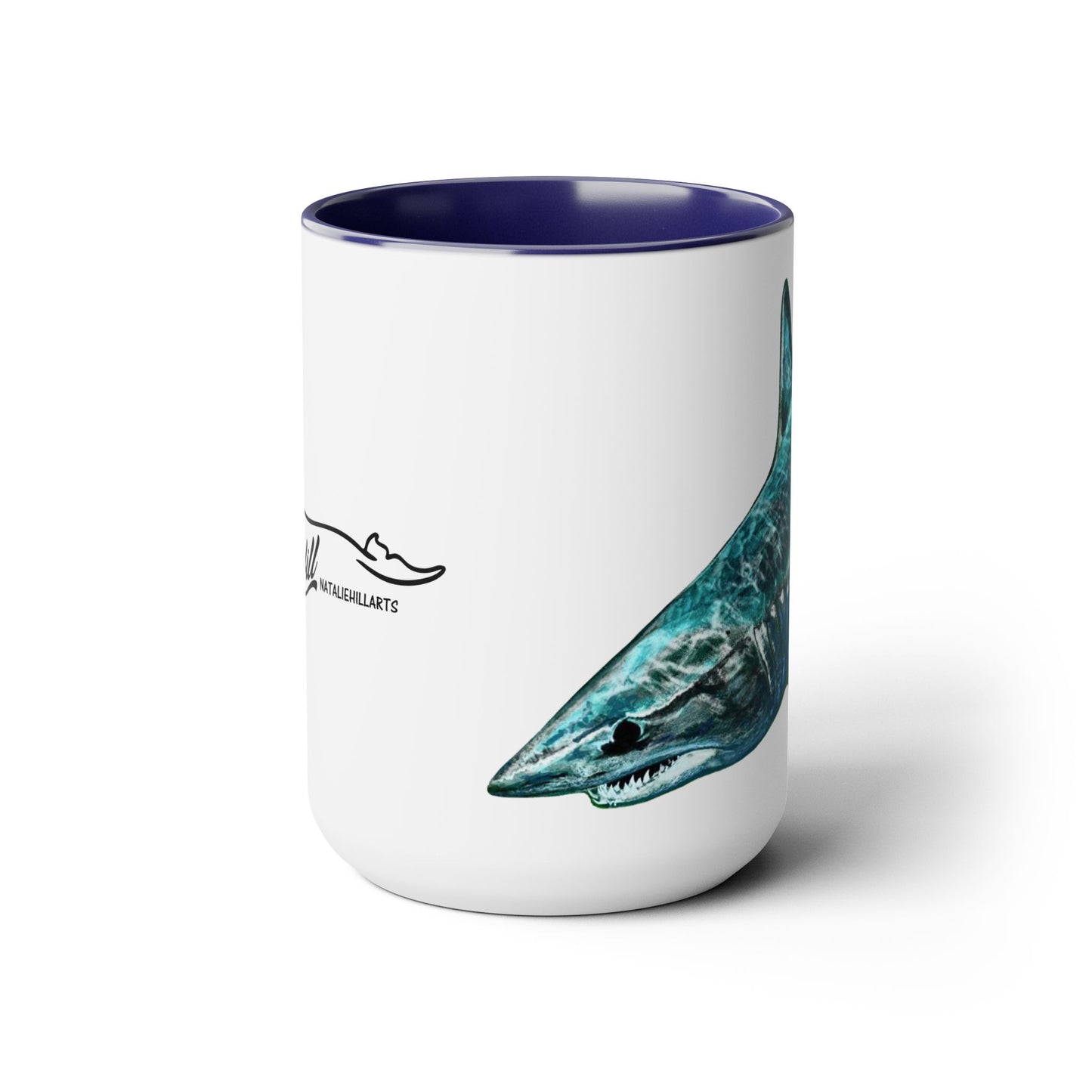 Mako Two-Tone Coffee Mugs, 15oz