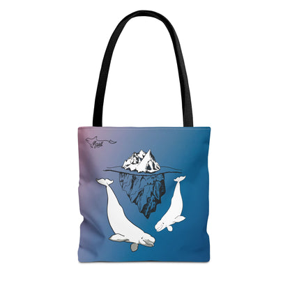 Beluga Whales Tote Bag (AOP)