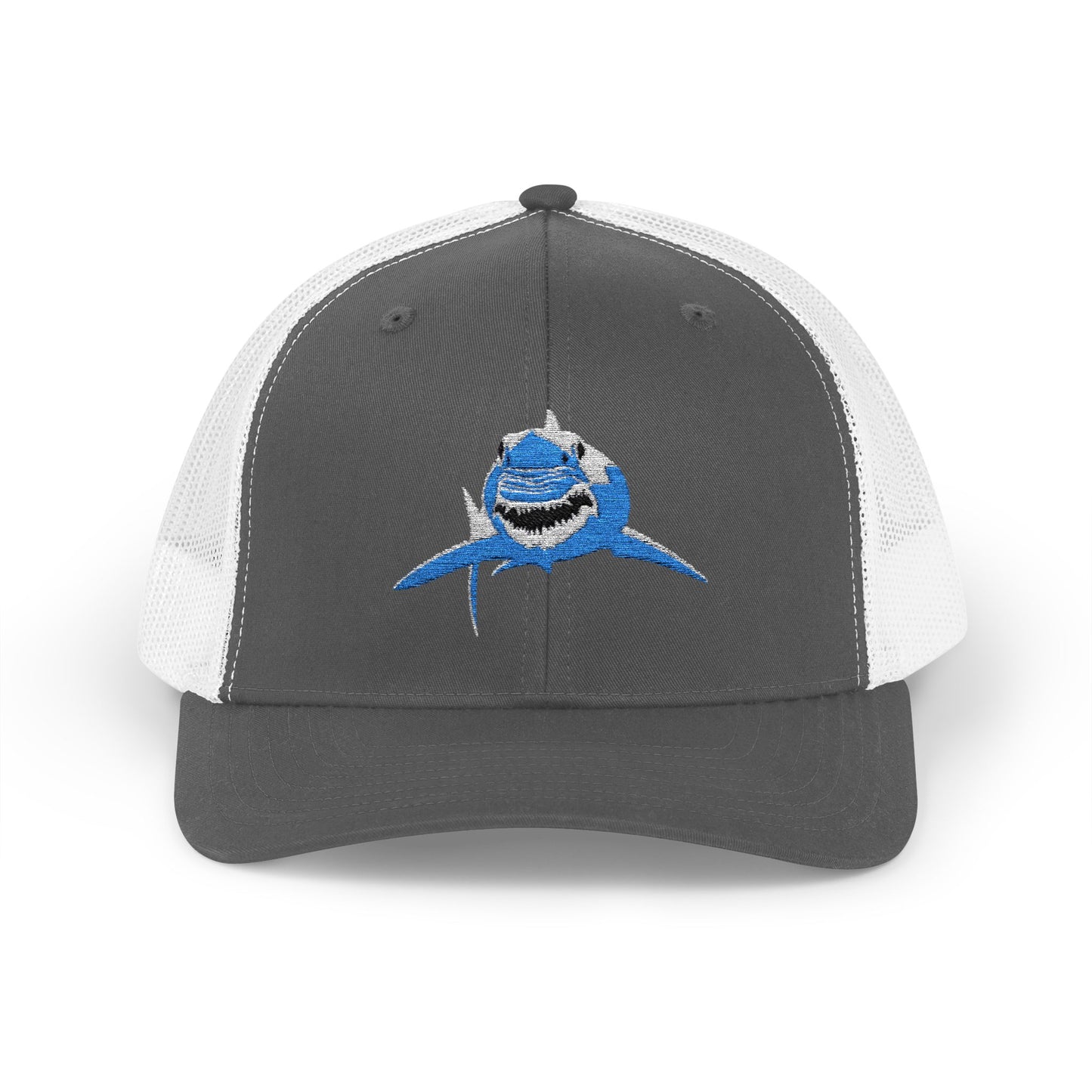 Great White Shark Panda Snapback Trucker Cap