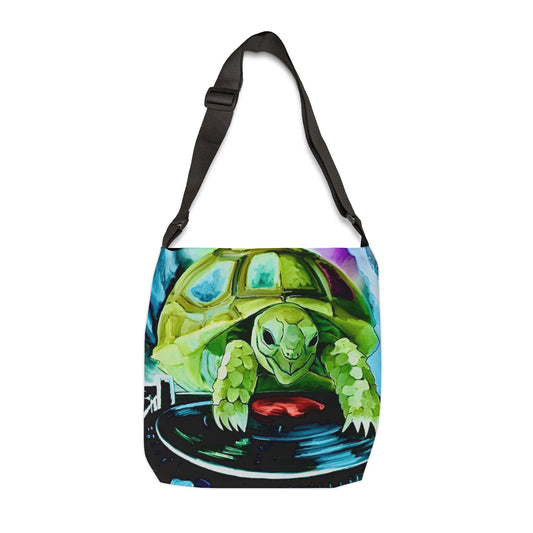 Disc Jockey Tortoise Adjustable Tote Bag (AOP)
