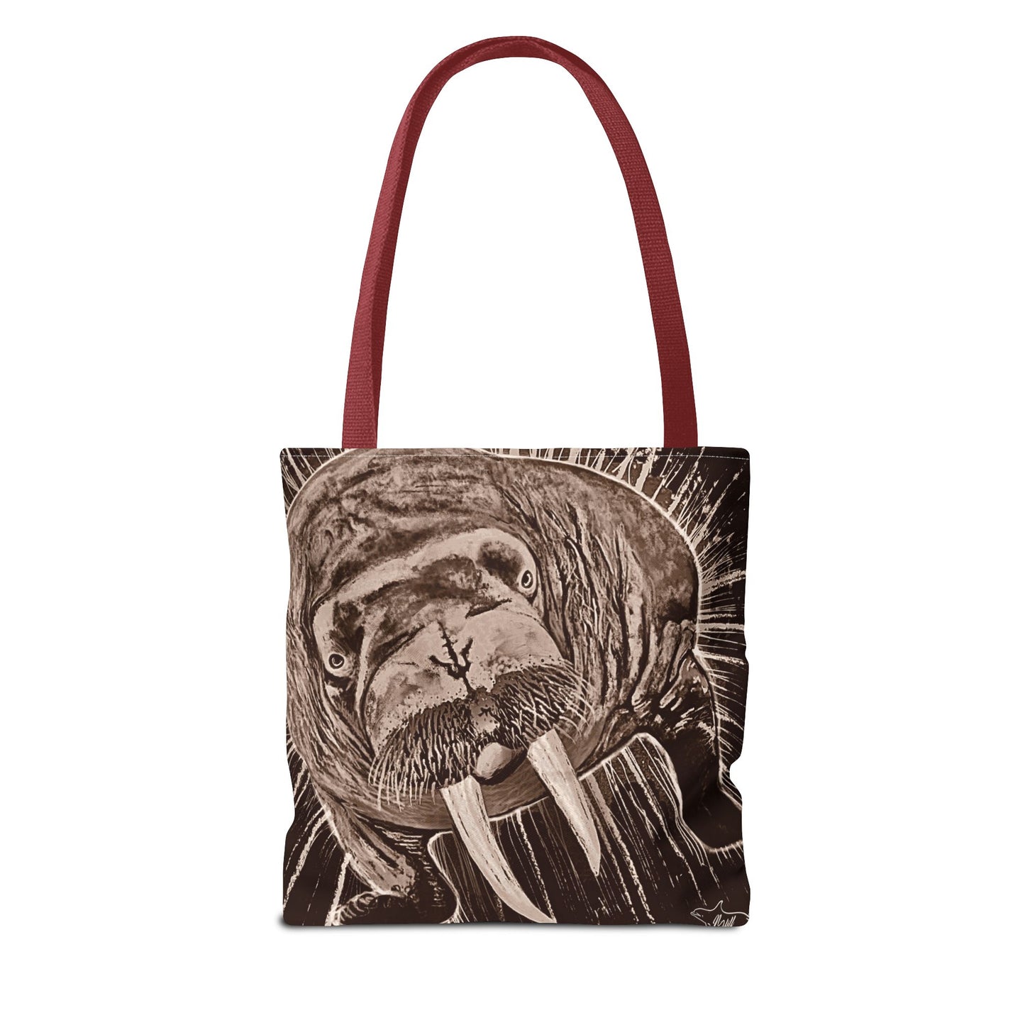 Stellar Walrus Tote Bag (AOP)