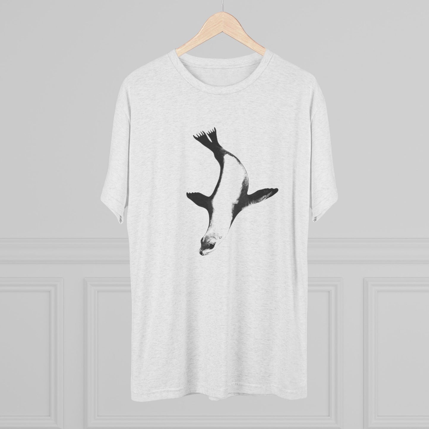 California Sea Lion Unisex Tri-Blend Crew Tee