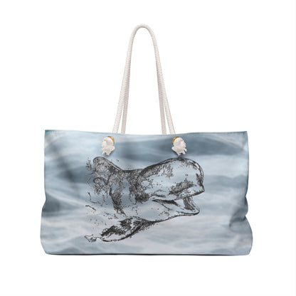 Bubbles Pilot Whale Weekender Bag