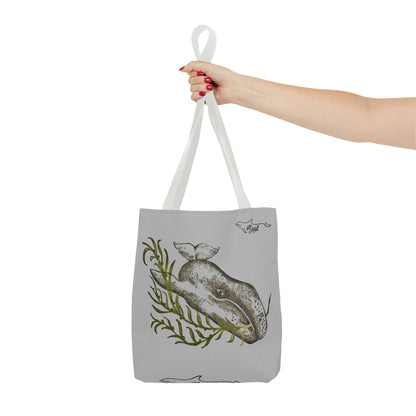 Gray Whale Tote Bag (AOP)