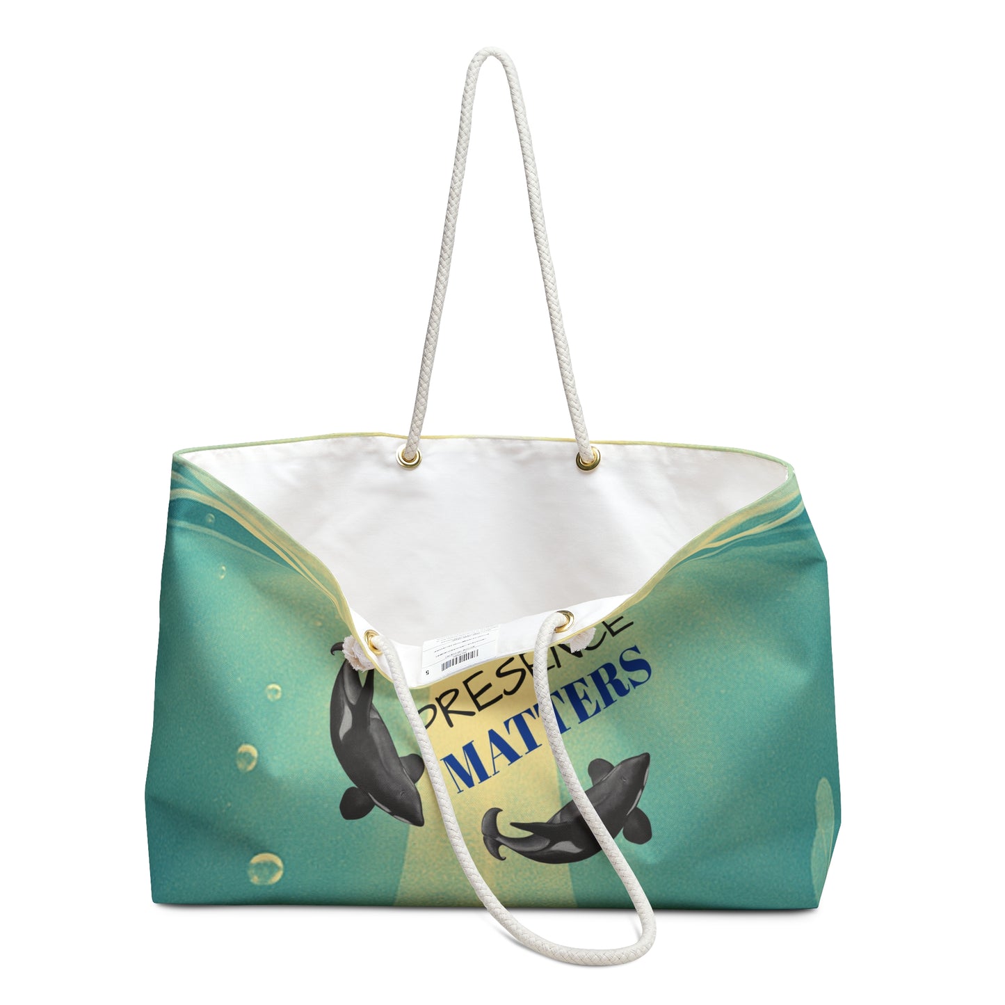 Your Presence Matters Orca Weekender Bag